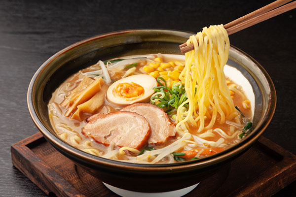 こだわりの北海道味噌を使った味噌ラーメン